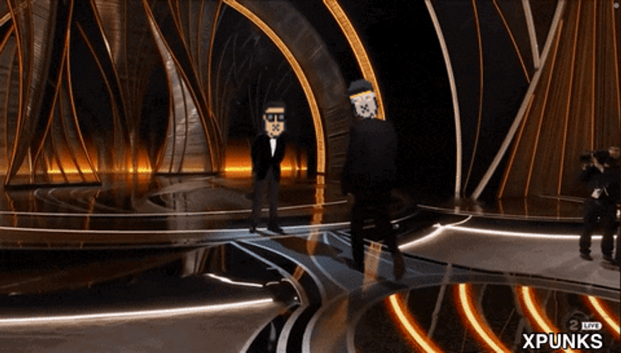 Animated Head Will Smith And Chris Rock Oscars GIF