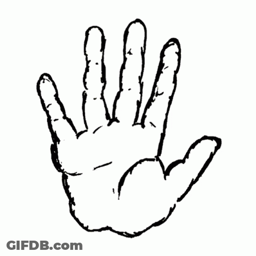 Animated Heart Hand GIF