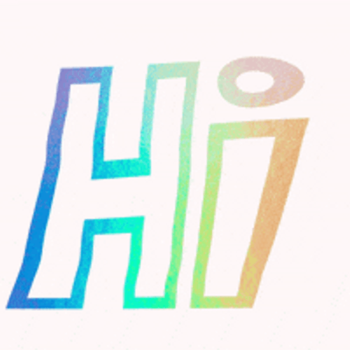 Animated Hi Graphics GIF