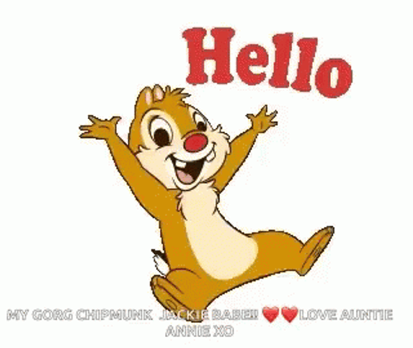 Animated Hi Love Auntie Annie XO GIF