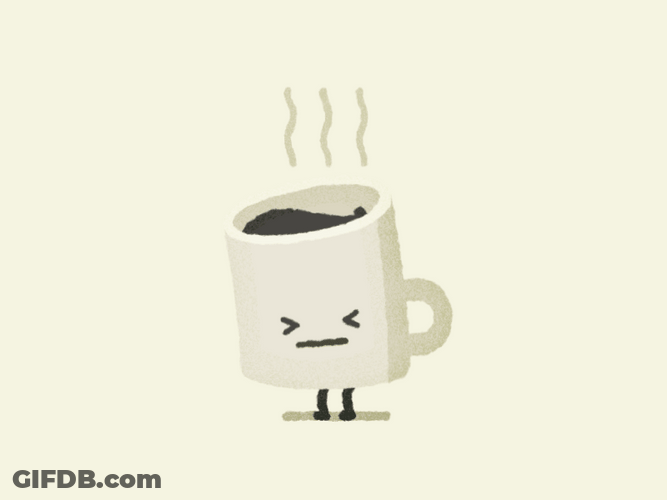 Animated Hot Coffee GIF