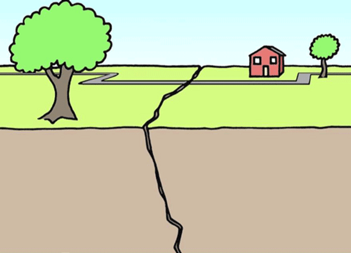 Animated House Shake Earthquake GIF