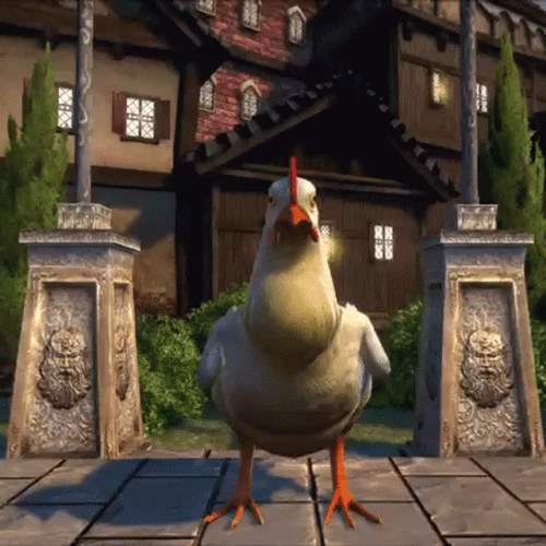Animated Huge Chicken Run GIF