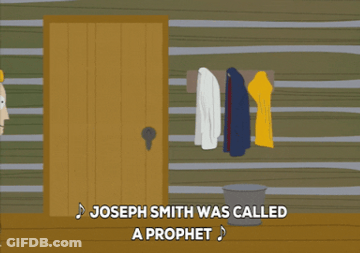 Animated Joseph Smith Mormon Prophet GIF
