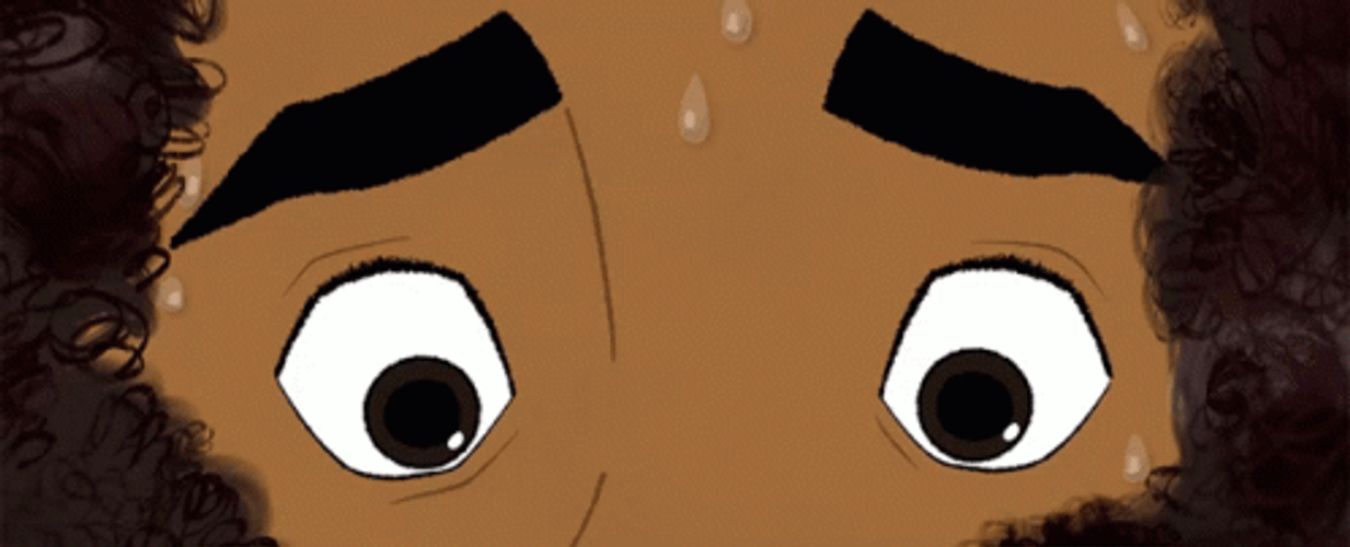 Animated Kid Nervous Sweating GIF