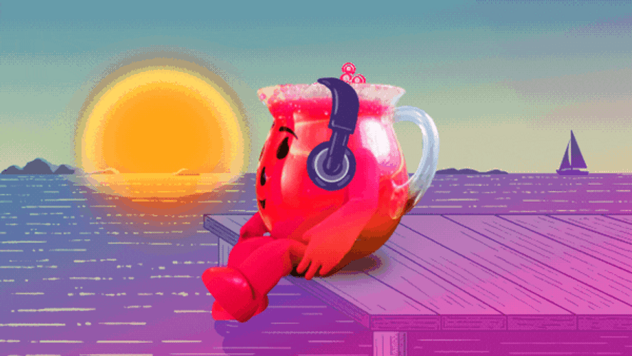 Animated Kool Aid Oh Yeah Having Alone Time GIF