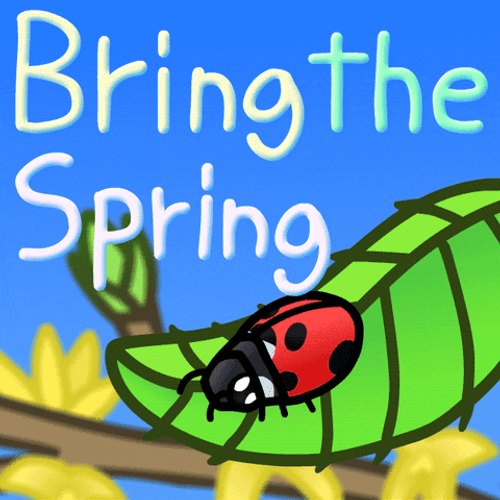 Animated Ladybug Happy Spring GIF