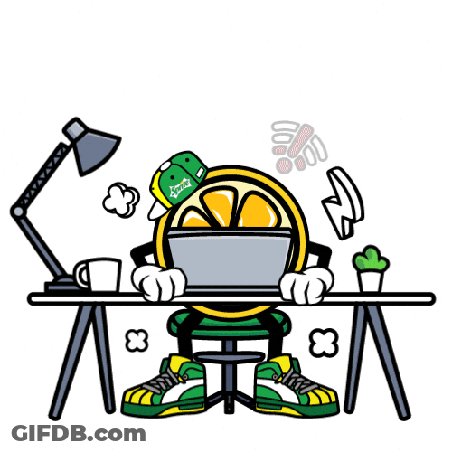 Animated Lemon Lag Delay GIF