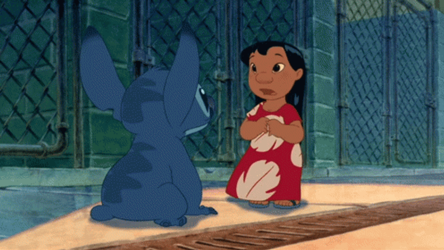 Animated Lilo And Stitch Hi GIF