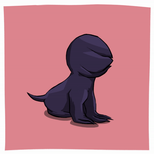 Animated Little Baby Demogorgon GIF