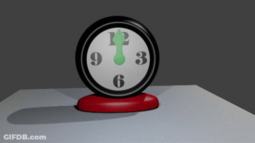 Animated Little Clock GIF