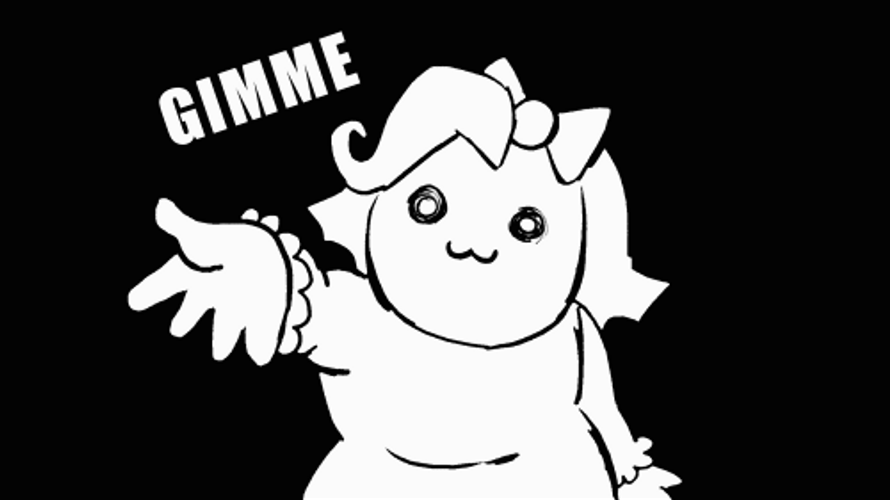 Animated Little Girl I Want It Now GIF