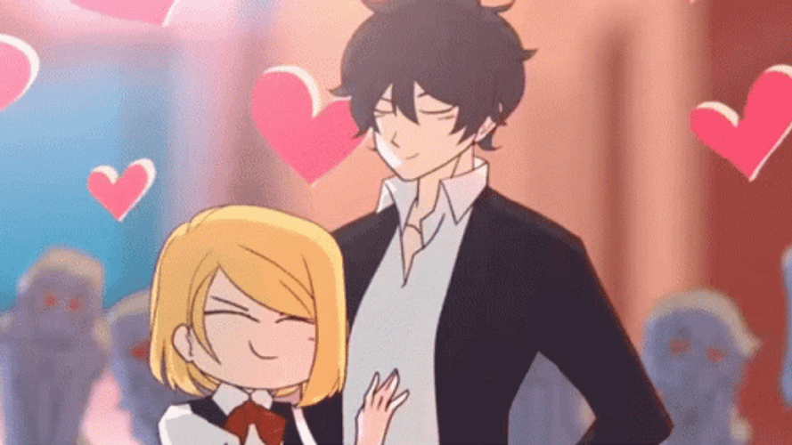 Animated Love Mangga Couple GIF