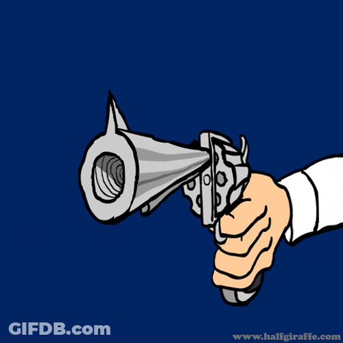 Animated Love Pistol Shoot GIF