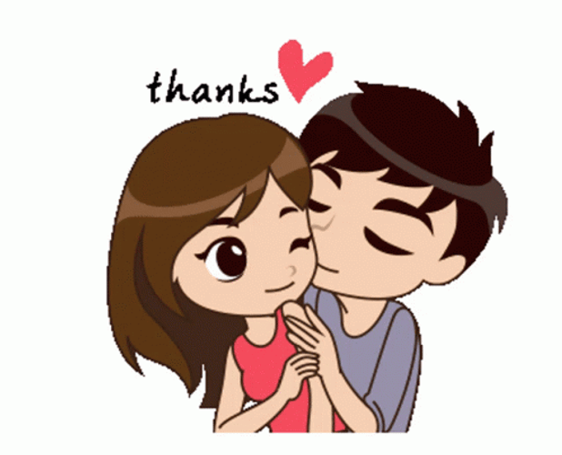 Animated Lover Kiss GIF