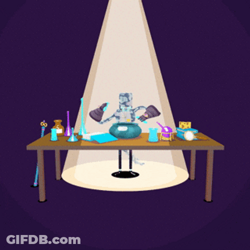 Animated Magic Potion Mixing GIF