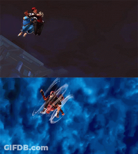 Animated Man And Woman Fighting GIF