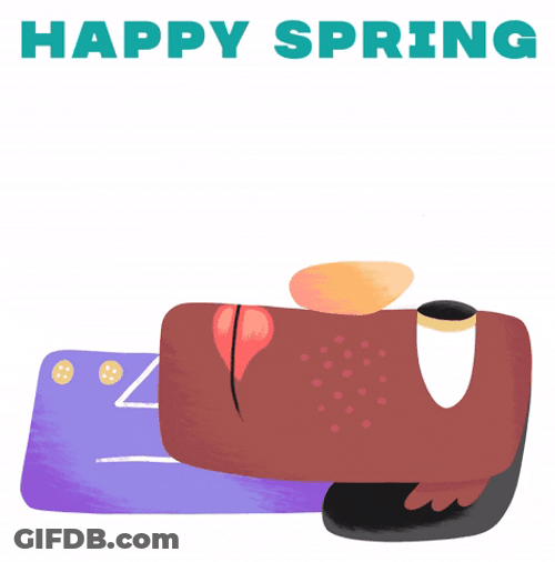 Animated Man Crying Happy Spring GIF