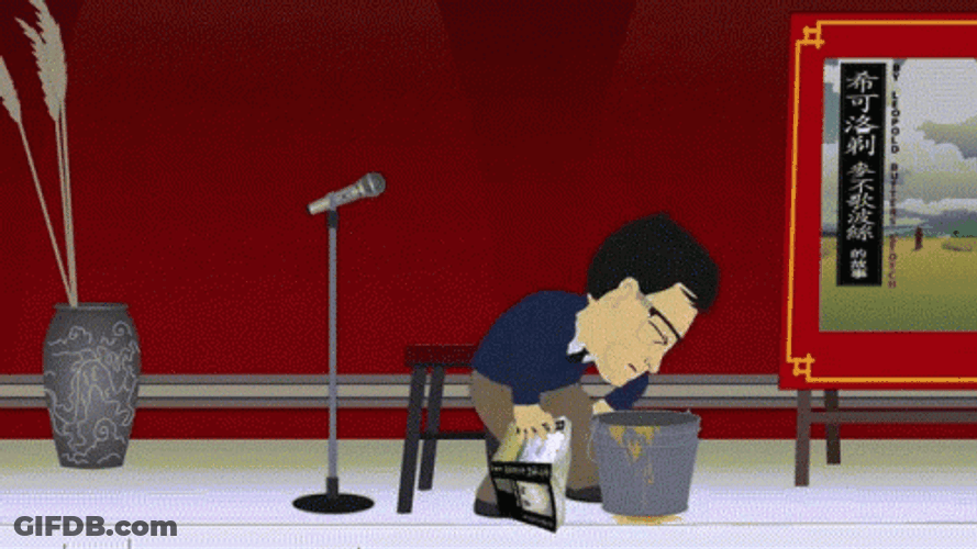 Animated Man Throwing Up GIF