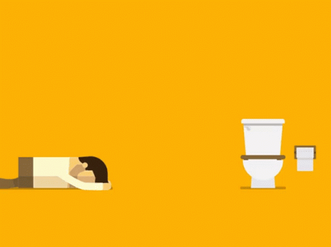 Animated Man Toilet Explosive Diarrhea Meme GIF