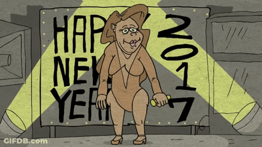 Animated Mariah Carey New Year Meltdown GIF