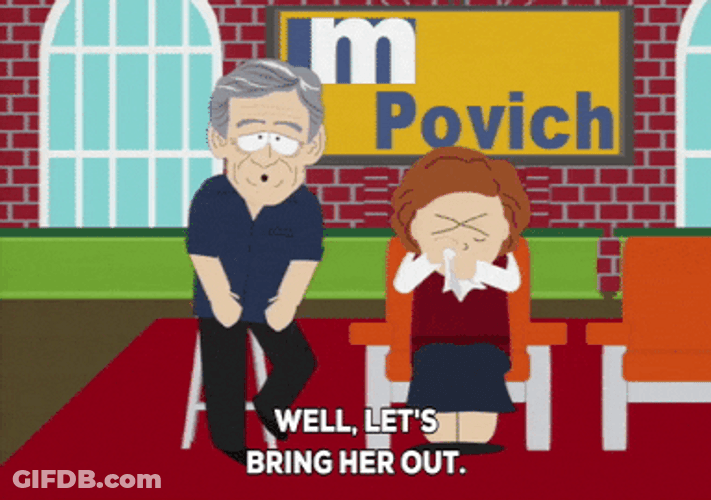 Animated Maury South Park Let's Bring Her Out GIF