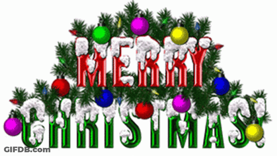 Animated Merry Christmas GIF