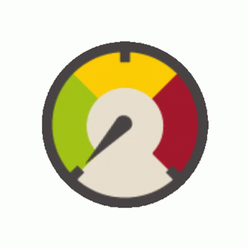 Animated Meter Goes High And Low GIF