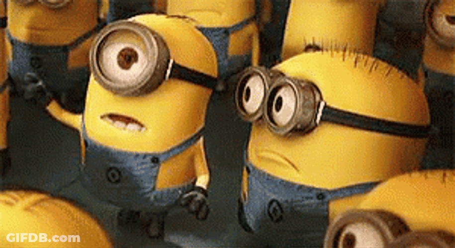 Animated Minions Pat On The Back GIF