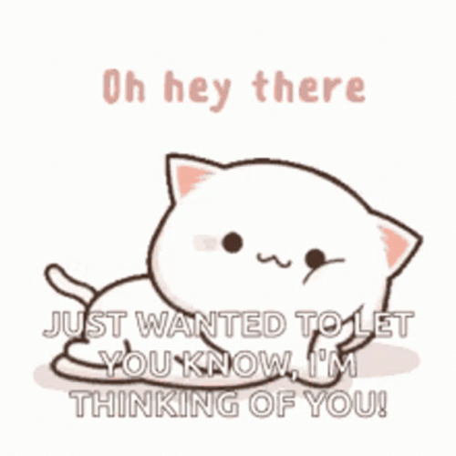 Animated Mochi Oh Hi Hey There GIF