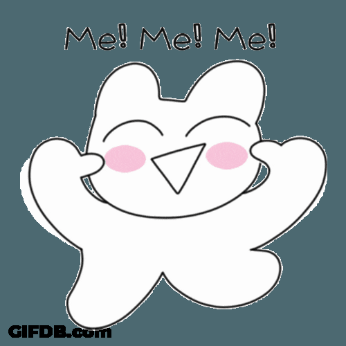 Animated Mojitok Pointing Mememe Sticker GIF