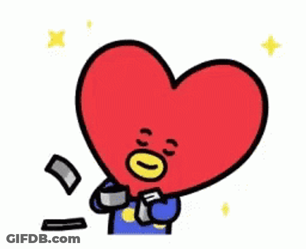 Animated Money Pic Tata Bt21 GIF
