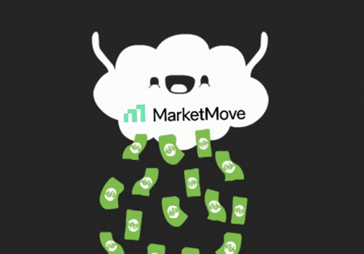 Animated Money Raining Dollar Bills GIF