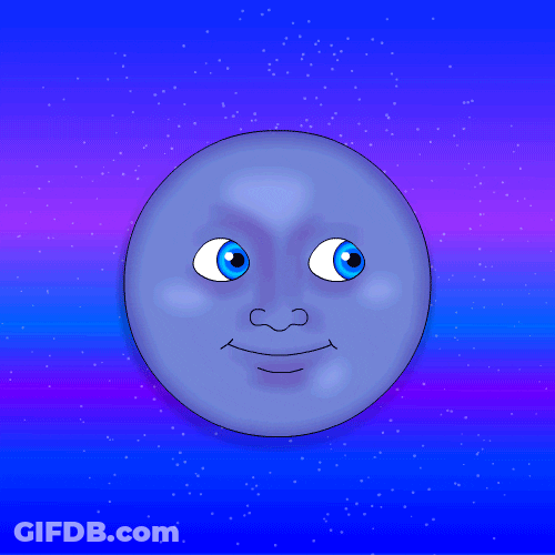 Animated Moon Emoji GIF