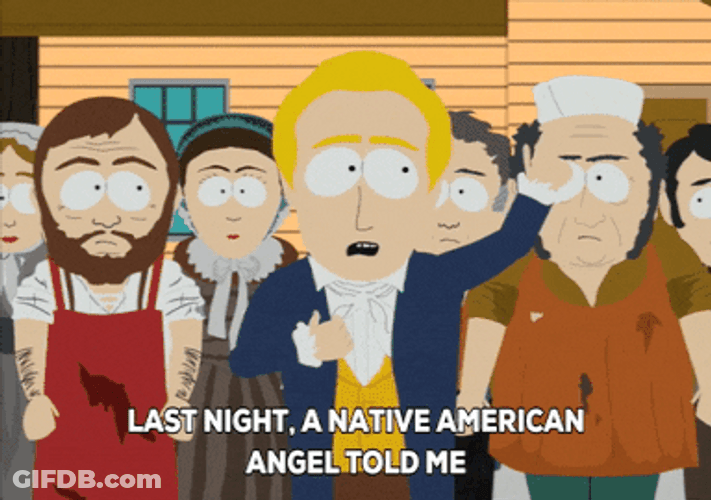 Animated Mormon Joseph Smith Tell Story GIF