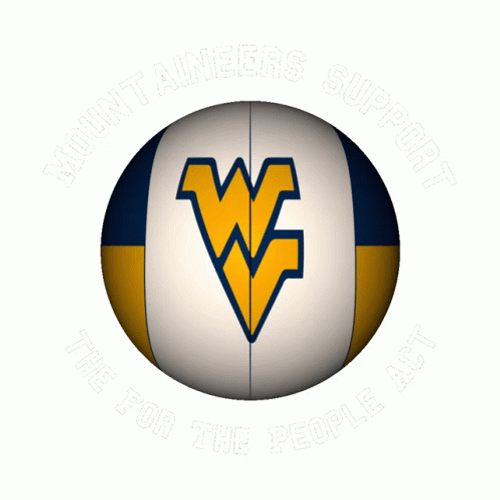 Animated Mountaineers Logo Running In Circles GIF