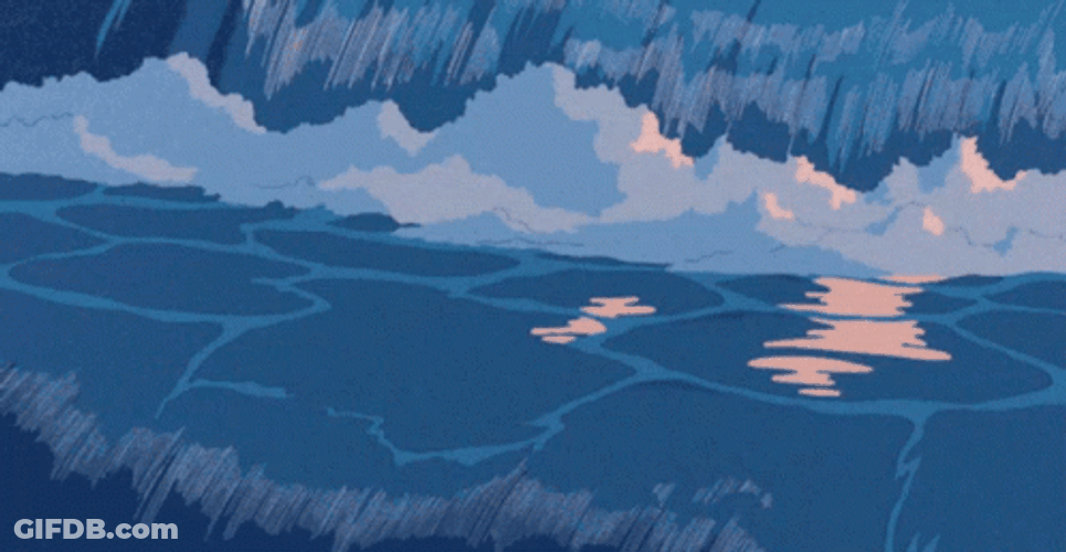 Animated Moving Water GIF