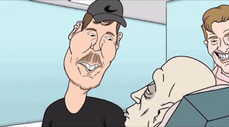 Animated Mr Beast Kissing Forehead Meme GIF