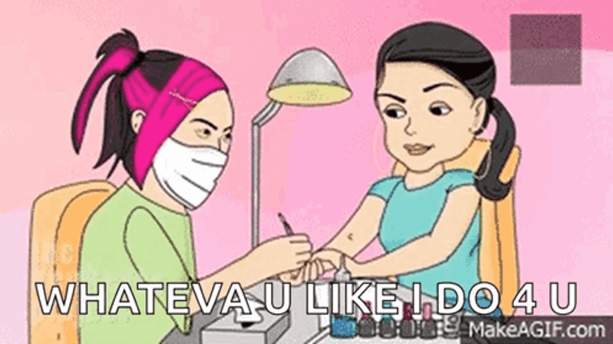 Animated Nail Salon GIF