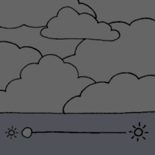 Animated Night Sunny Day Adjust Brightness GIF