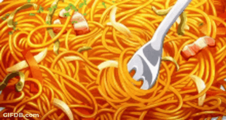 Animated Noodle Fork Twirl GIF