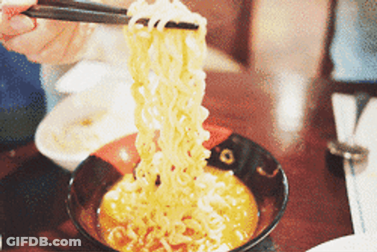 Animated Noodles Compilation GIF
