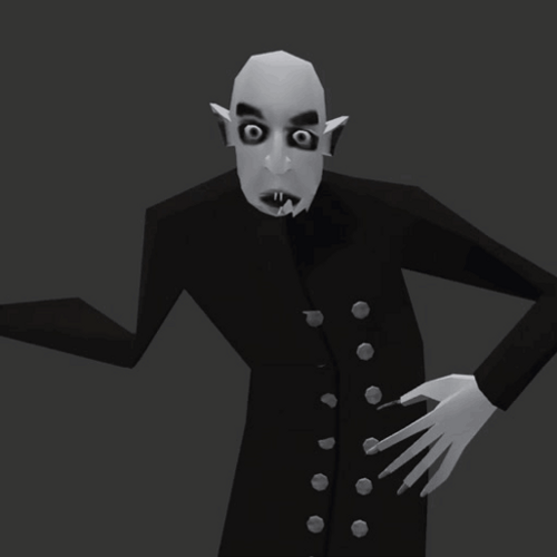 Animated Nosferatu Gestures GIF