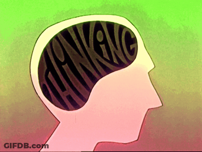 Animated Occupied Mind Overthinking Thoughts GIF