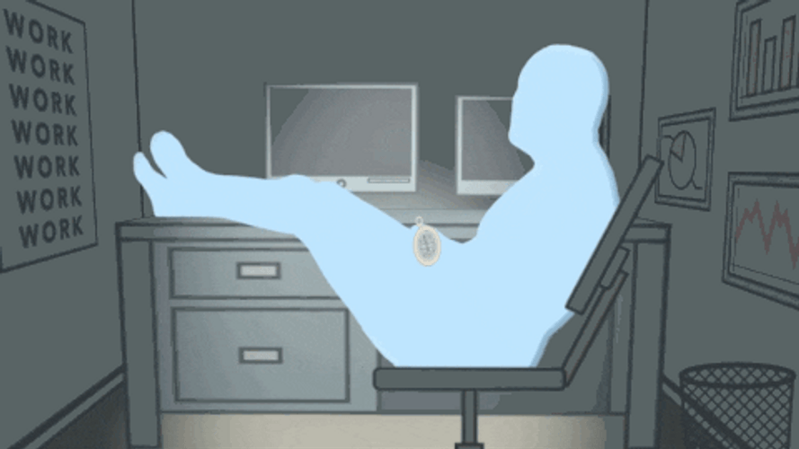 Animated Office Pop Music Cartoon GIF
