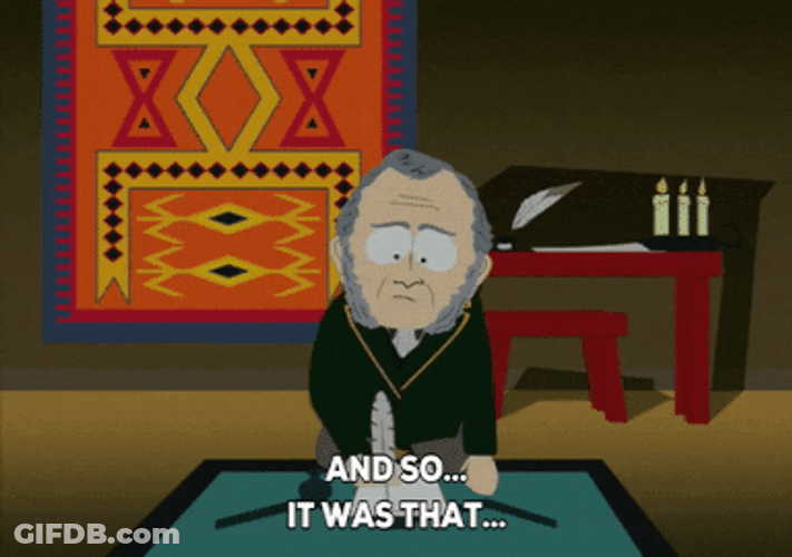 Animated Old Man Writing Mormon GIF