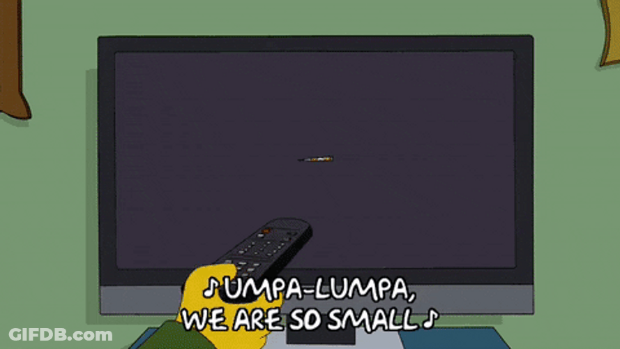 Animated Oompa Loompas On Simpsons GIF