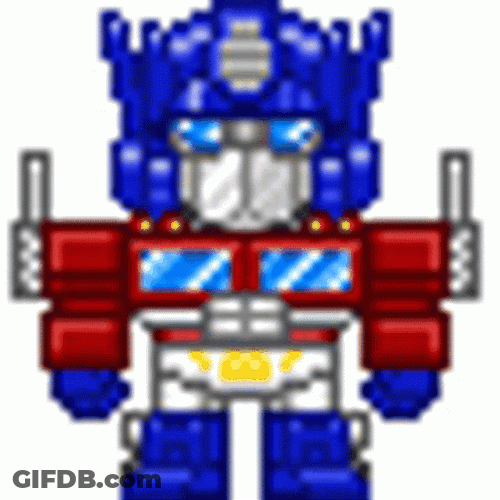 Animated Optimus Prime Transformation GIF