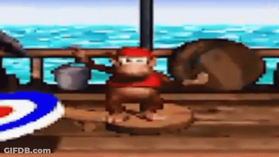 Animated P Diddy Donkey Kong Meme GIF
