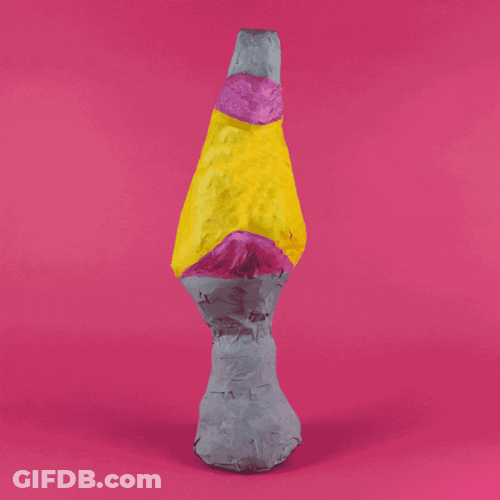 Animated Paper Lava Lamp GIF